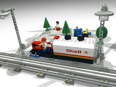 LEGO 7777-1 page 5 Shell diesel platform